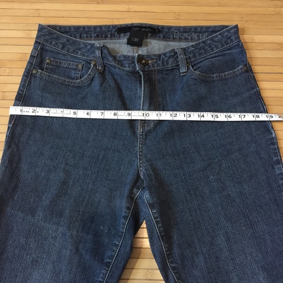 Calvin Klein midrise bootcut blue jeans - Picture 5 of 6